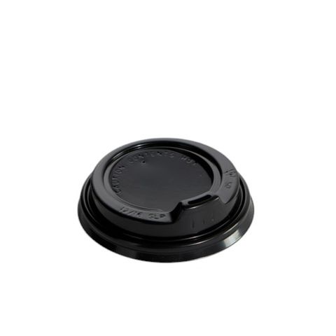 8/12/16oz (90mm) Sipper Lid - Black