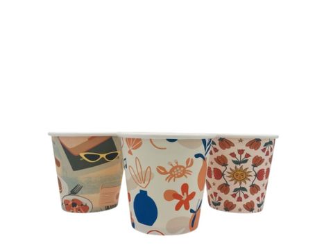 8oz Uni Aqueous Single Wall Cup - Cafe