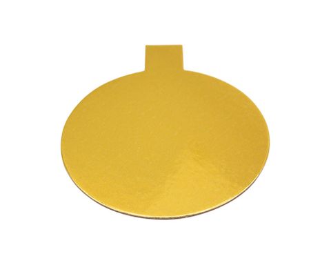 80mm  Round Gold Foil Board