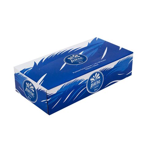 Pure 2 Ply Facial Tissue 100 Sheet