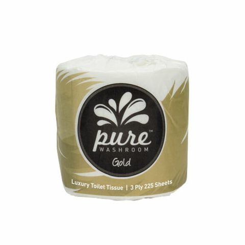 3 Ply 225 Sheet Quilted Toilet Tissue