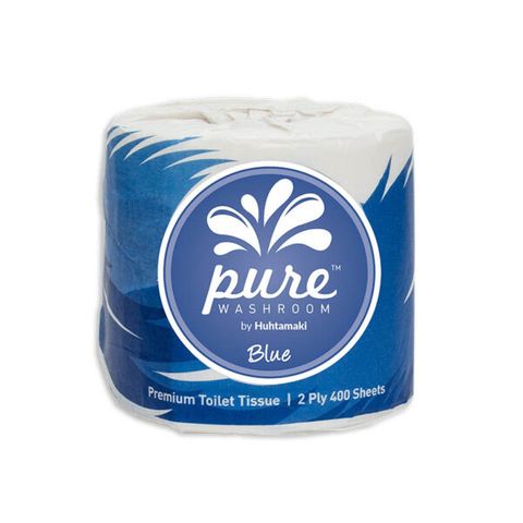 Pure 2 Ply 400 Sheet Toilet Tissue