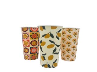 16oz Aqueous Single Wall Hot Cup - Cafe