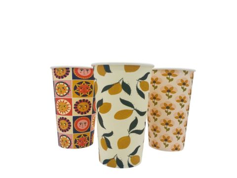 16oz Aqueous Single Wall Hot Cup - Cafe
