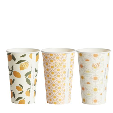 16oz Aqueous Single Wall Hot Cup - Cafe