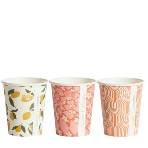 8oz Aqueous Single Wall Hot Cup - Cafe