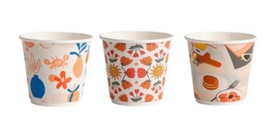 8oz (90mm) Double Wall Hot Cup - Cafe