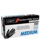 Medium Black Nitrile Glove Powder Free