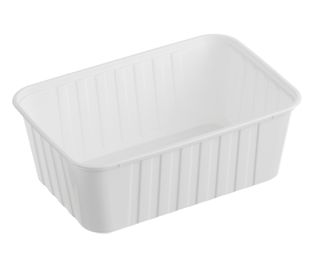 GF 1000ml Ribbed Rectangle Container