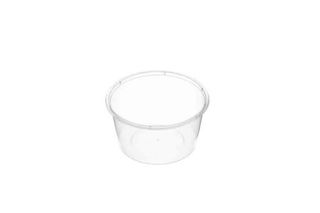 Genfac 440ml Round Plastic Container