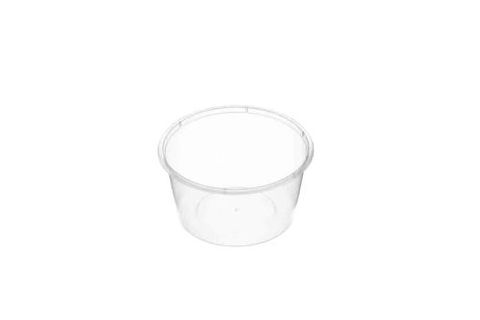 Genfac 440ml Round Plastic Container
