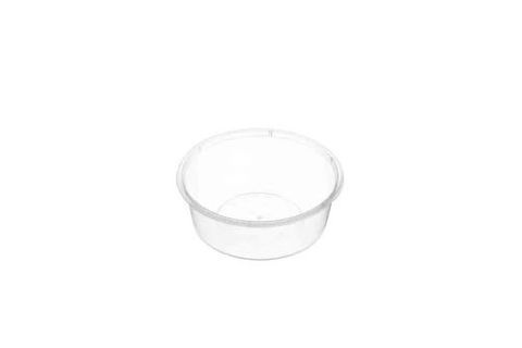 Genfac 280ml Round Plastic Container