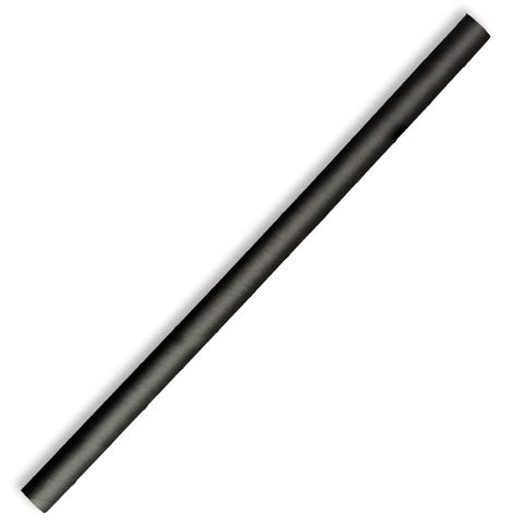 3 Ply Jumbo Paper Straw - Black