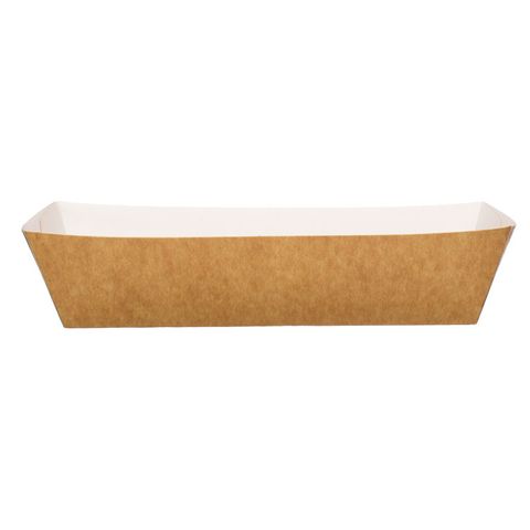 Formed Hot Dog Tray - Brown