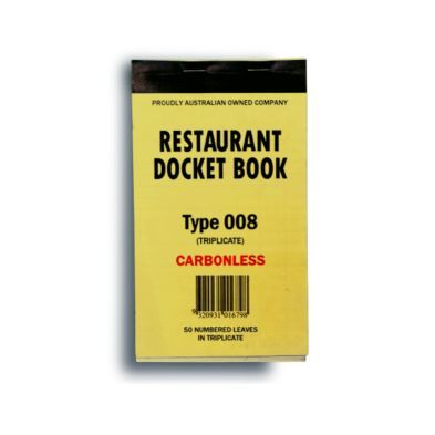 Triplicate Carbonless Docket Book