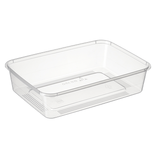 Genfac 650ml Rectangle Plastic Container