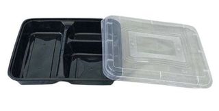 3 Compartment Bento Box & Lid Set