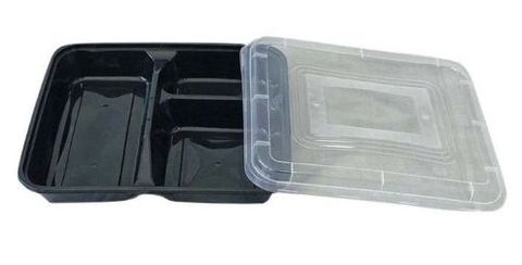 3 Compartment Bento Box & Lid Set