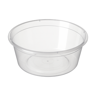 Genfac 300ml Round Plastic Container