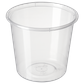 Genfac 700ml Plastic Round Container