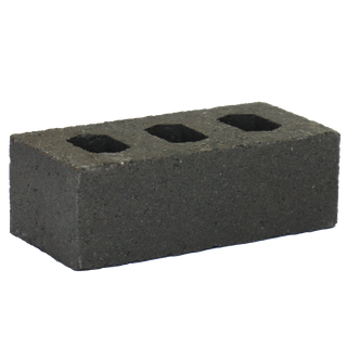 Premium Single Height Brick - CHARCOAL (230x110x76mm)