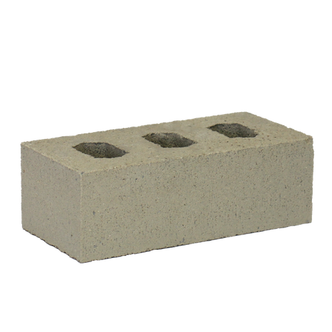 Premium Single Height Concrete Brick - IVORY (230x110x76mm)