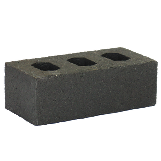 Premium Single Height Concrete Brick - CHARCOAL (230x110x76mm)