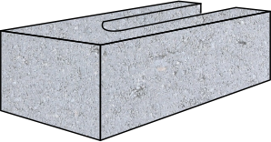 110mm Series Concrete Single Height Render Brick (230x110x76mm)