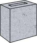 ** LOW STOCK - See Nathan ** - 100mm Series Half Block - (190x90x190mm)