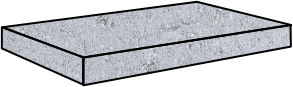 ***LOW STOCK*** 200mm Series Capping Tile (390x190x40mm)