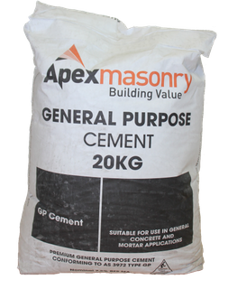 GREY Cement - General Purpose Bagged 20kg - 80 Bags per Pallet (WAGNERS)