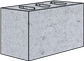 110mm Series Concrete Double Height Render Brick (230x110x162mm)