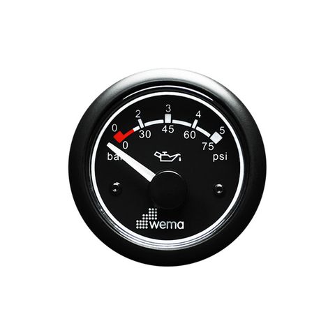 Gauge pressure WEM 500kPa 12V bk/bk