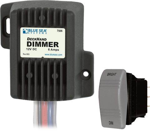 Dimmer Blue Sea 12V 06A with switch+