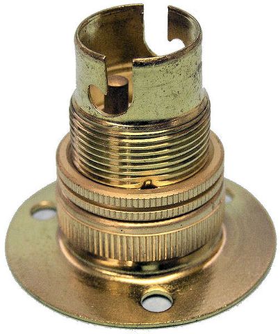 Brass switched deals lamp holder