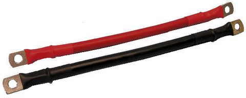 Battery cable 250mm red with lugs 10mm