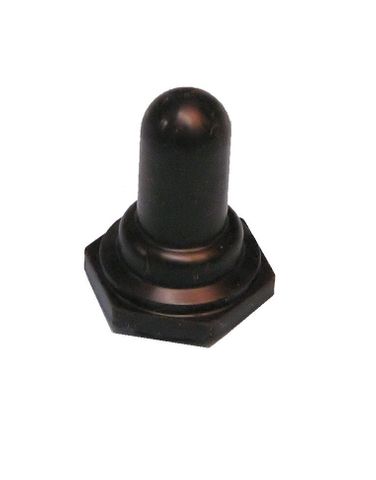 Black Silicone Toggle Switch Boot