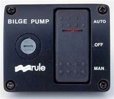 Bilge pump control panel Rule 12V+