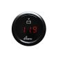 Voltmeter WEMA LED 12/24V bk/bk{10}