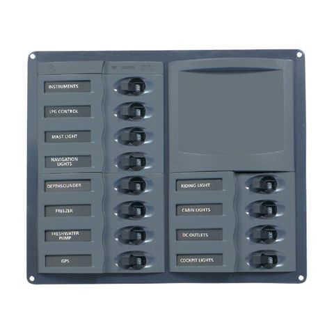 Distr panel DC BEP902V 12 (8+4)nometer+