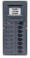 Distr panel DC 08 vert anal V meter +