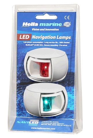 Light nav NaviLED 12/24V 2PAK cl bk .12+