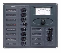 Distr panel AC 2DP 8SP an meter +