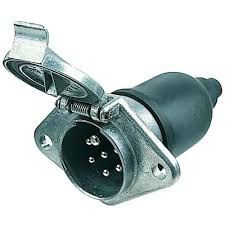 Socket Trailer round alloyHD ISO1185 7pn