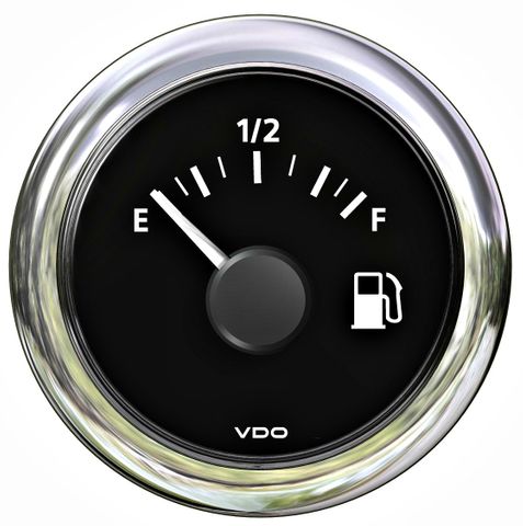 Gauge fuel VLB (tubular) 12/24V