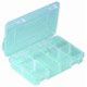 Storage box clear 130x93mm 6 compartmt