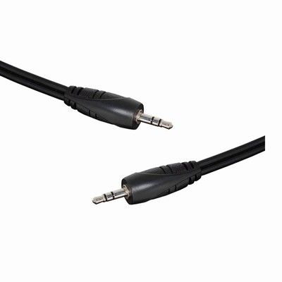 Aux input lead 2x3,5mm stereo plugs 1,5m