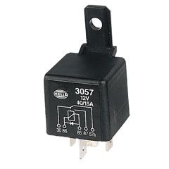 Relay 12V40/15A CO diode protected HELLA