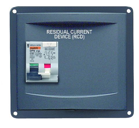 Panel RCD 1 x 16A+