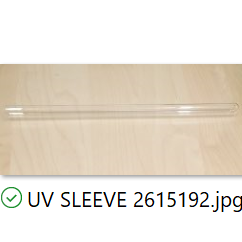 UV SLEEVE 23x1.5x475